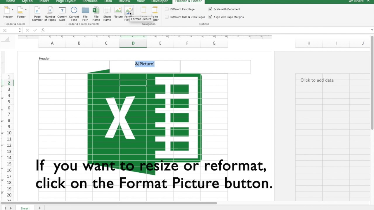 where is the info tab in excel for mac